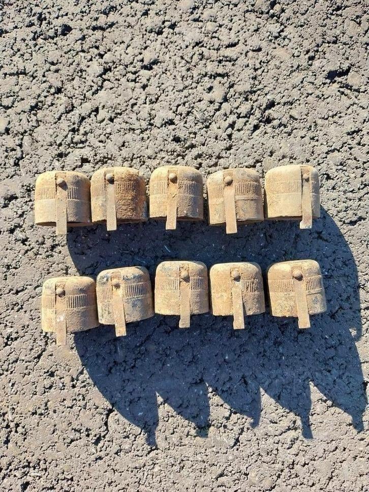 Lot 10x fuse n177 dop 25 pounder wo2 Brits, Verzamelen, Ophalen of Verzenden