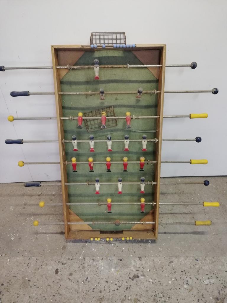 Vintage voetbaltafel voor kinderen, Ophalen of Verzenden, Gebruikt