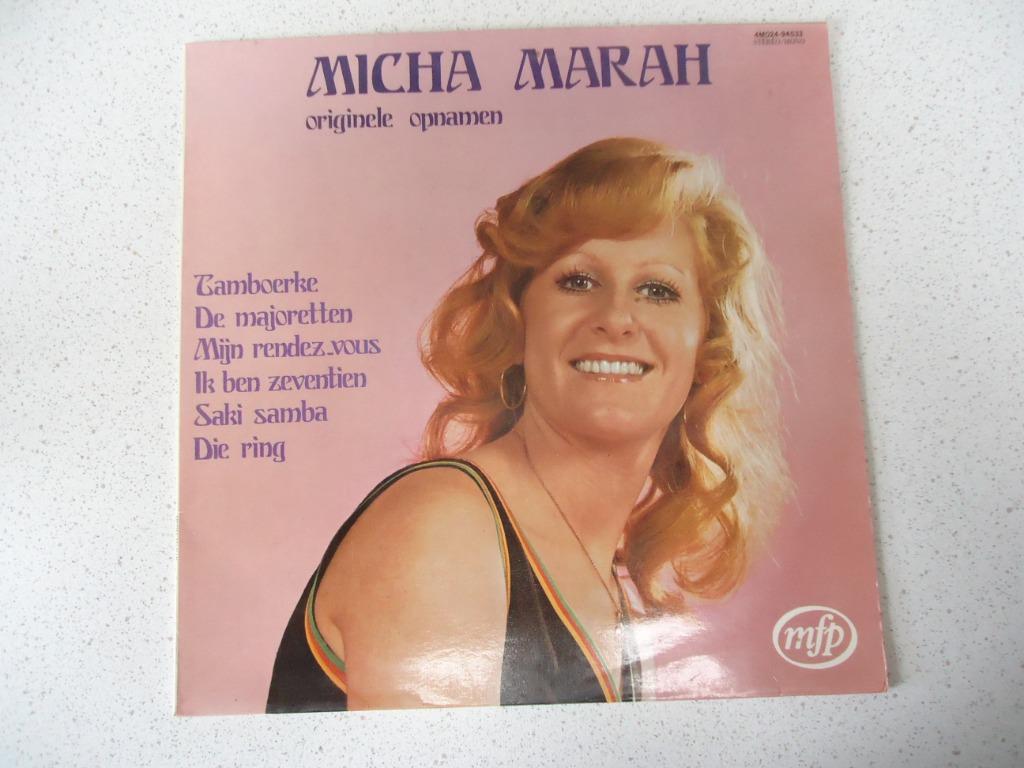 LP van "Micha Marah" Originele Opnamen anno 1979., Ophalen of Verzenden, Gebruikt, 12 inch, Levenslied of Smartlap