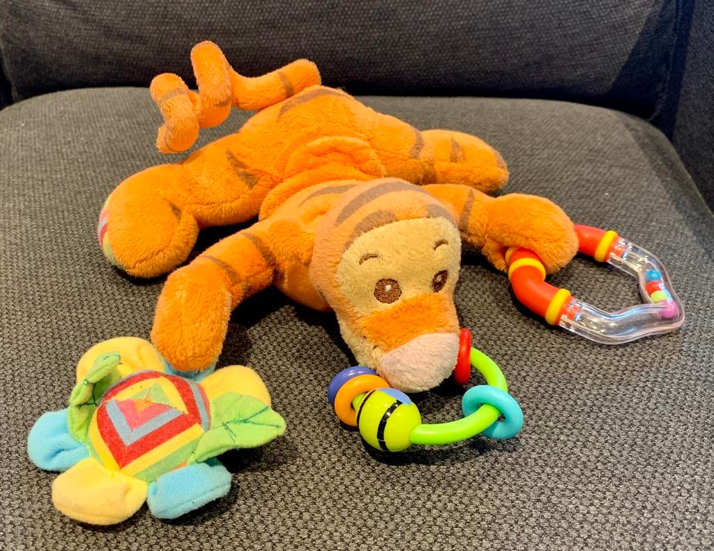 Peluche Tigrou de Winnie l'Ourson avec cordon de serrage, Enlèvement ou Envoi, Comme neuf