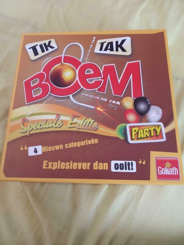 Tik tak boem speciale editie / geschenk / Sint / Kerst / ..., Ophalen of Verzenden, Zo goed als nieuw, Goliath