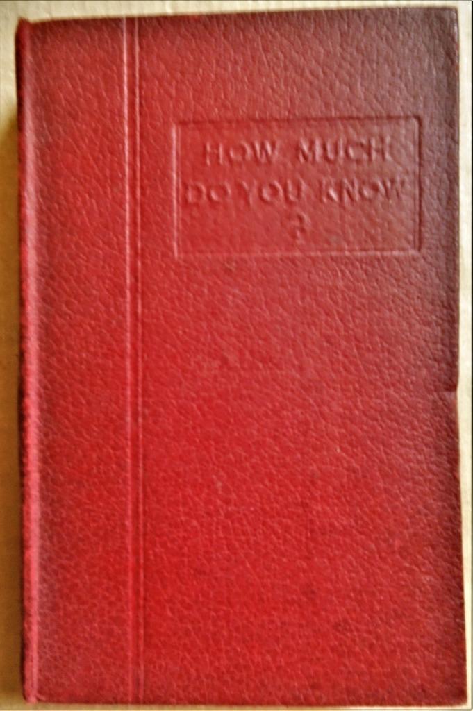 How much do you know? - 1938 - Harold F. B. Wheeler, Verzenden, Gelezen, Harold F. B. Wheeler