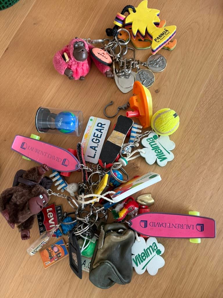Verzameling sleutelhangers, Ophalen of Verzenden, Zo goed als nieuw