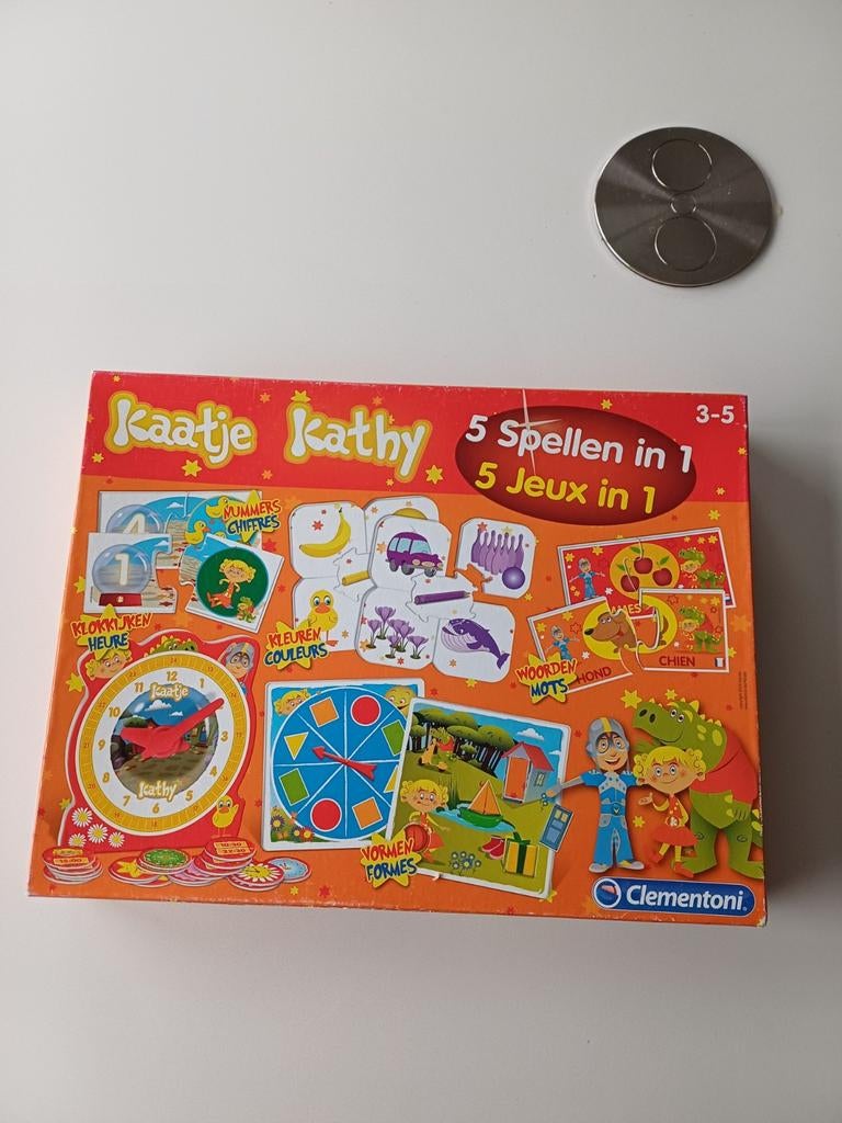 Kaatje 5 spellen in 1, Kinderen en Baby's, Ophalen of Verzenden, Gebruikt