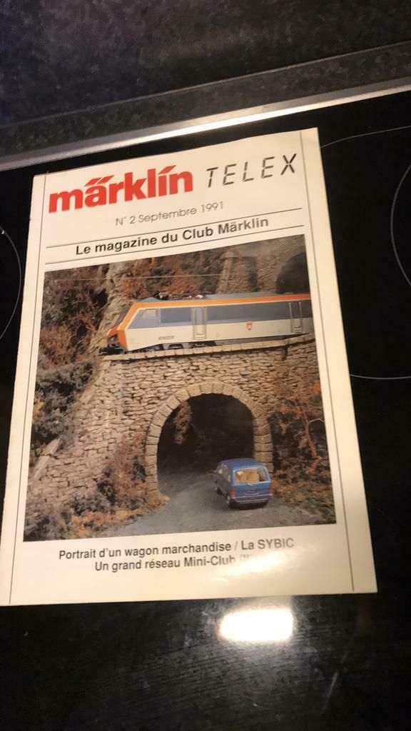Marklin telex 2 septembre 1991, Enlèvement ou Envoi, Comme neuf