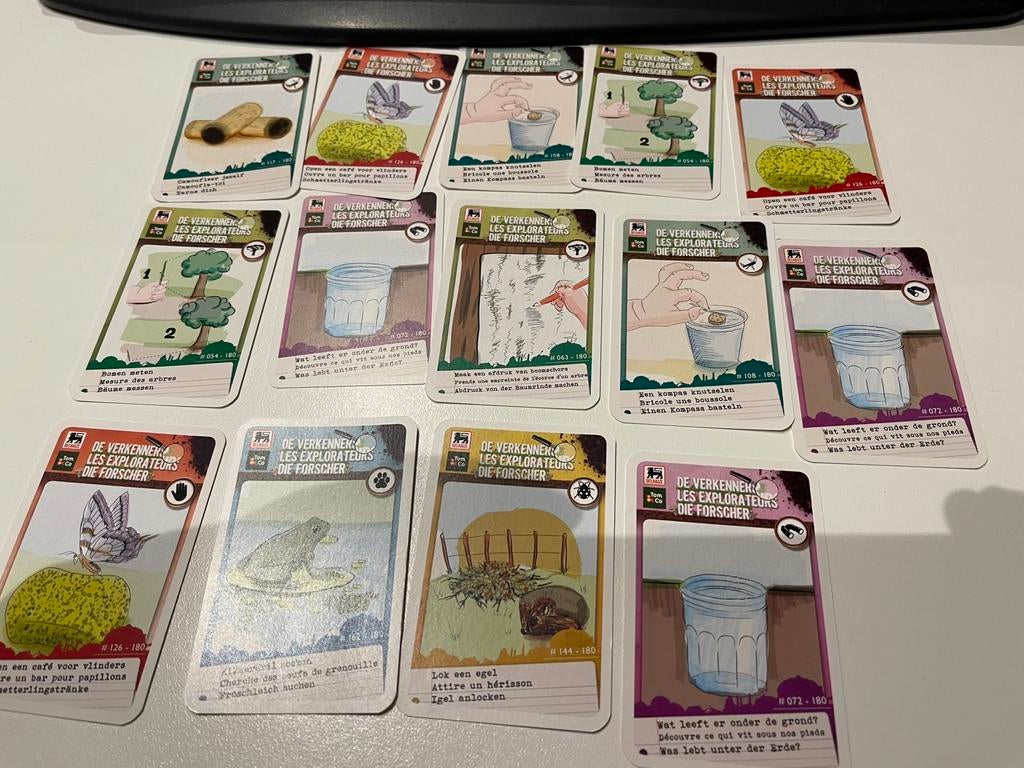 Delhaize de verkenners kaarten 14x, Ophalen of Verzenden