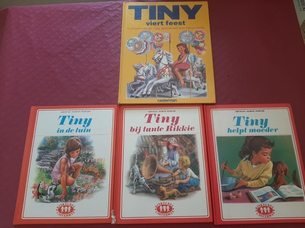 Set van 4 Tiny-boeken – Casterman uitgaven, Boeken, Ophalen of Verzenden, Gelezen