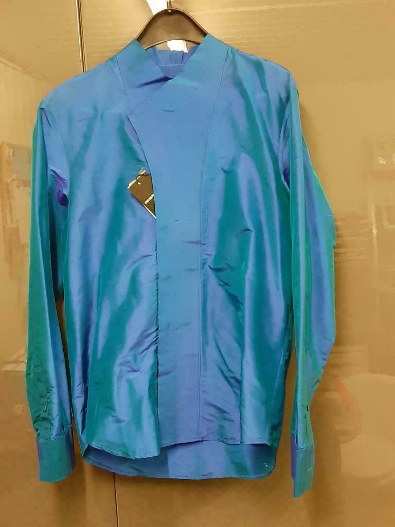 Hemden, Kleding | Heren, Armani, Blauw, Ophalen of Verzenden, Zo goed als nieuw