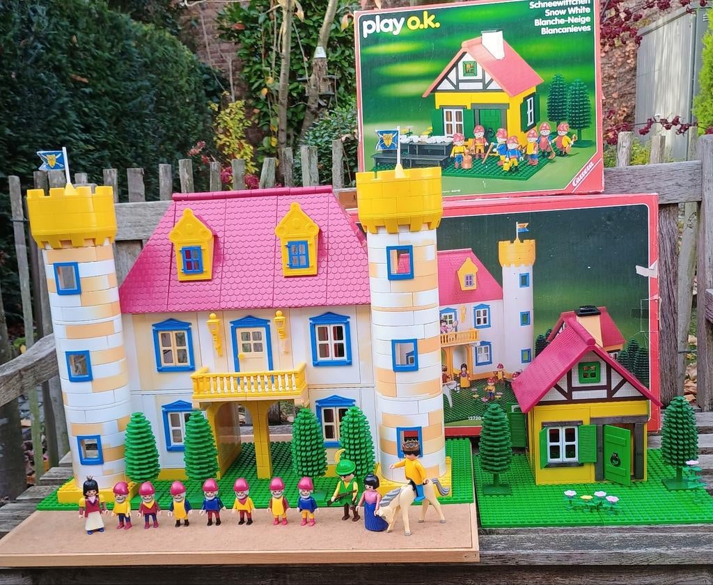 château de Blanche-Neige et la maison du lutin (Play o.k.), Enlèvement, Comme neuf, Garçon ou Fille