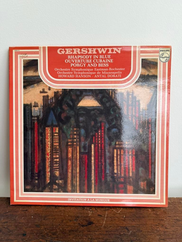 Vintage Philips vinyl LP van George Gershwin, Ophalen, Zo goed als nieuw