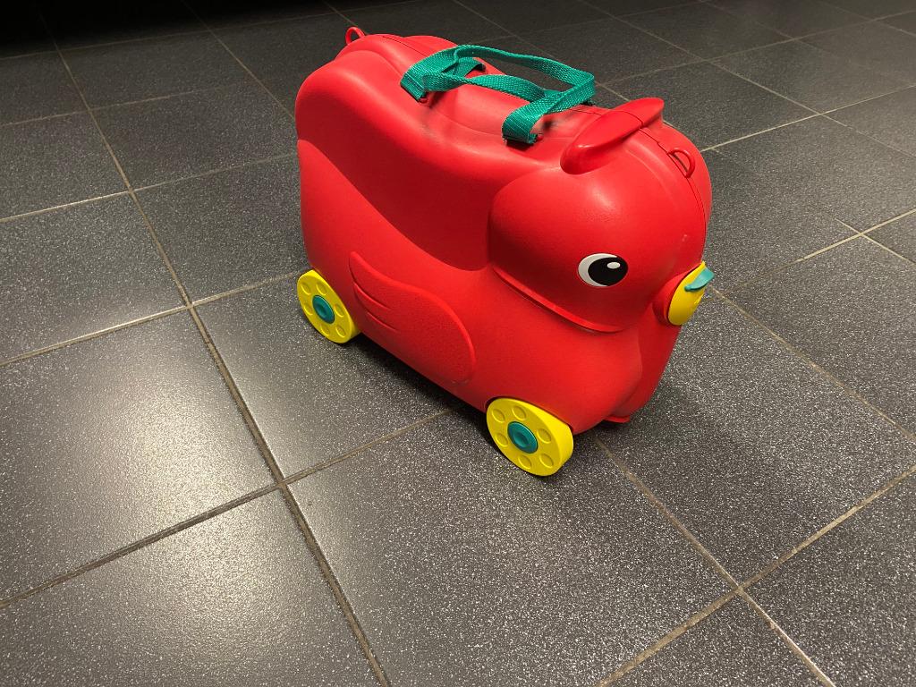 Jolie Valise trottinette canard pour enfant Neuve !!, Ophalen, Nieuw, Hard kunststof