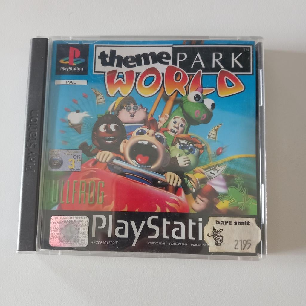 Theme park World  playstation 1 compleet, Ophalen of Verzenden, Zo goed als nieuw