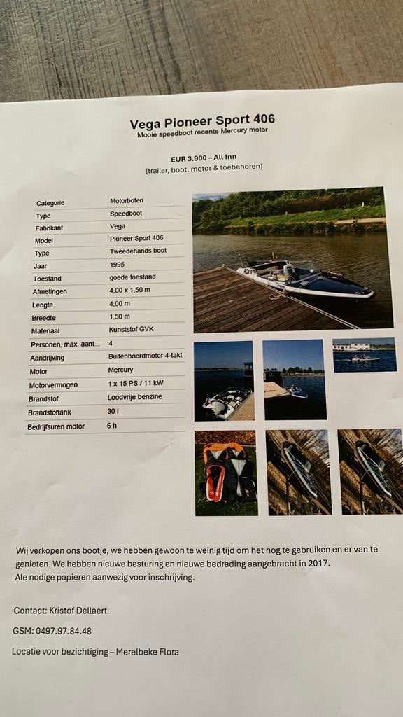 Bootje, Ophalen, Gebruikt