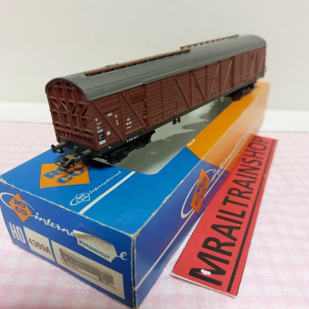 CROCO 4369A E HO - WAGON DE MARCHANDISES FERMÉE/WAGON FERMEE, Neuf, Jg01618@telenet.be, Enlèvement ou Envoi, Courant alternatif