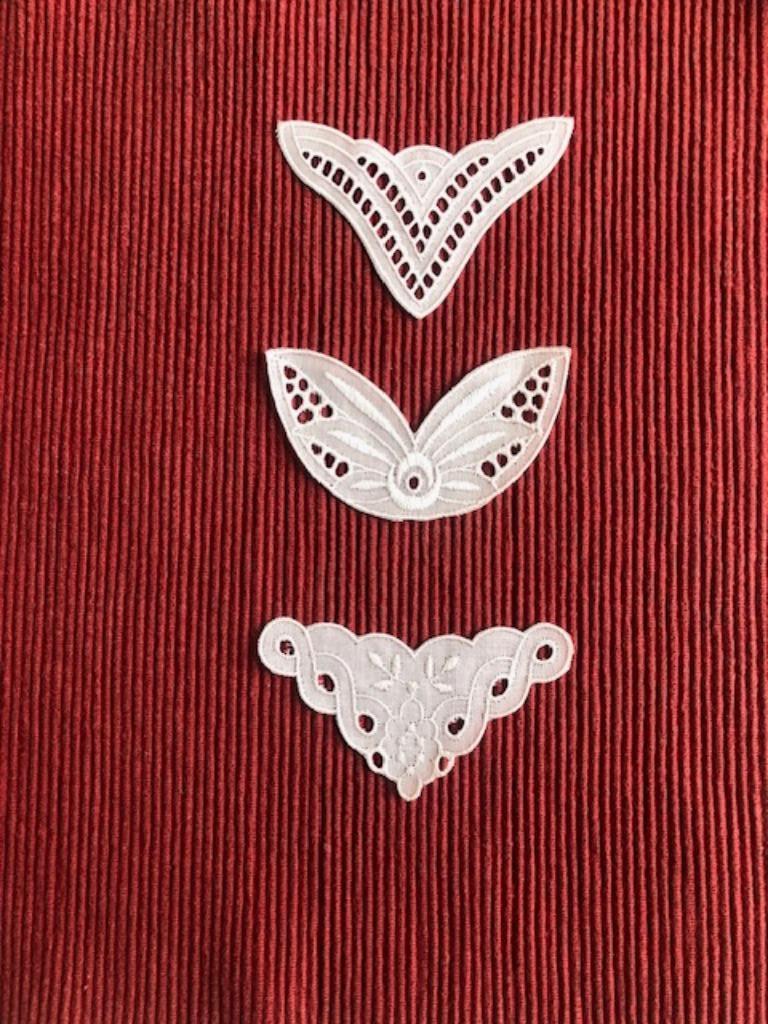 BRODERIE  ANGLAISE  APPLICATIE, Ophalen of Verzenden, Nieuw, Applicatie