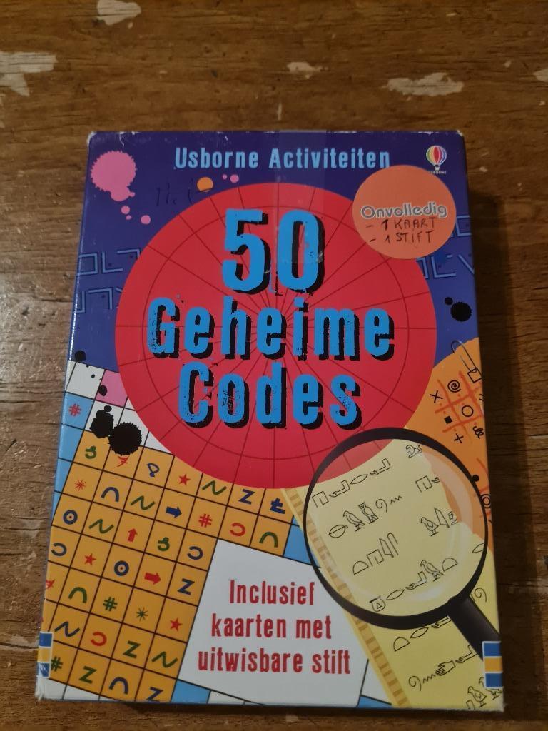 50 geheime codes - activiteitenkaarten, Kinderen en Baby's, Speelgoed | Educatief en Creatief, Ophalen of Verzenden