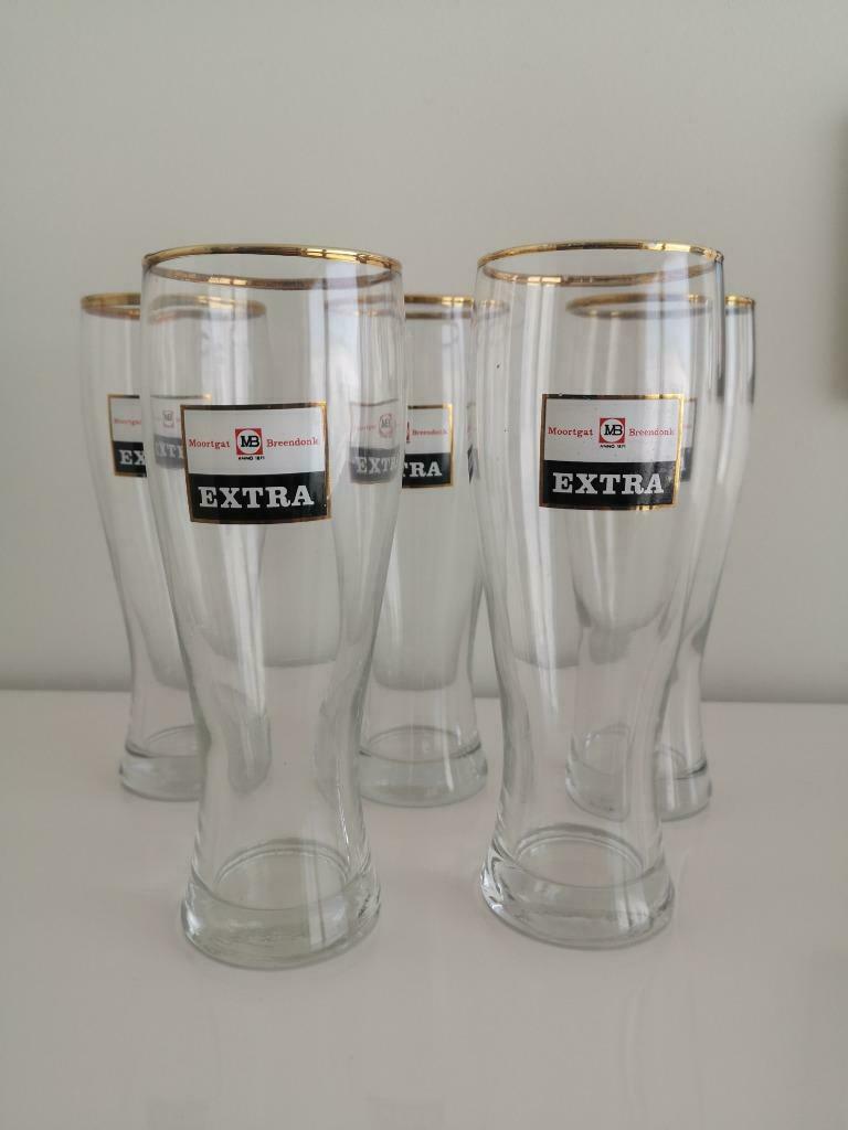 Glazen Moortgat Breendonk Extra, Collections, Marques de bière, Comme neuf, Verre ou Verres, Duvel, Enlèvement ou Envoi