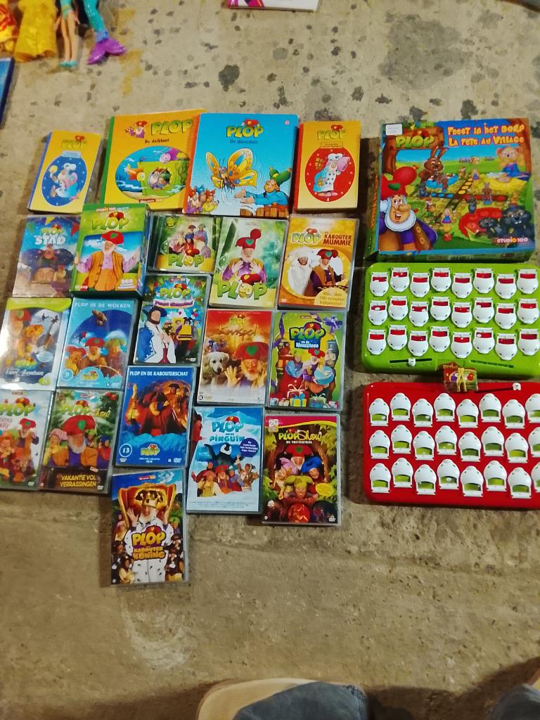 Pakket plop: boeken, dvd's, cd's en spellen., Ophalen of Verzenden, Gebruikt