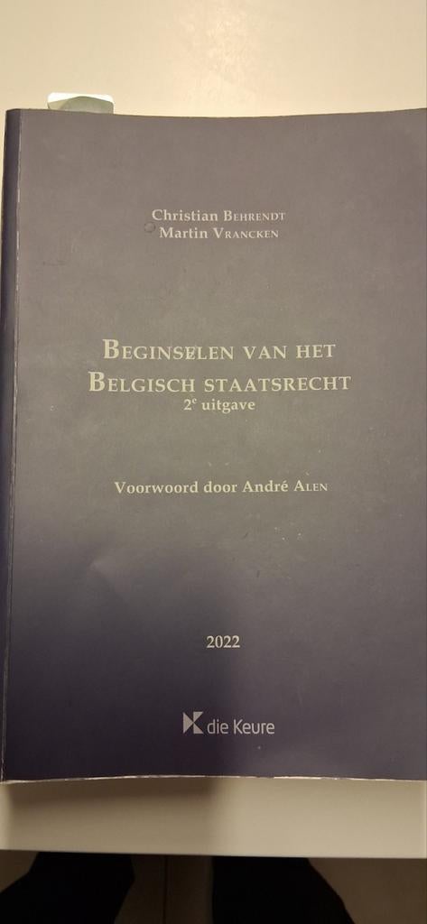 Beginselen van het belgisch staatsrecht 9789048622793, Ophalen