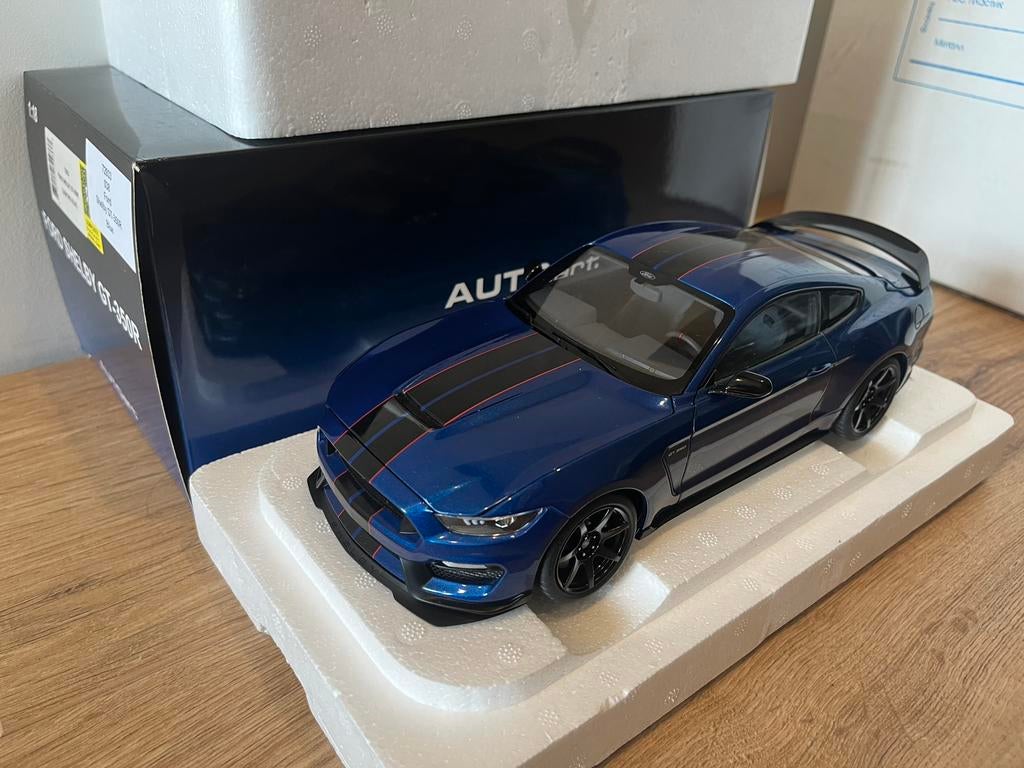 1:18 autoart ford mustang shelby gt 350r, Hobby en Vrije tijd, Ophalen of Verzenden, Nieuw, Auto, Autoart