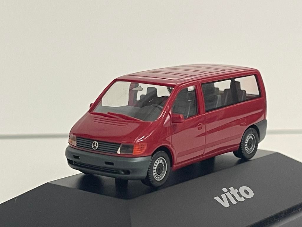 Herpa MB Vito personen busje PC- box 1:87, Ophalen of Verzenden, Zo goed als nieuw, Bus of Vrachtwagen, Herpa