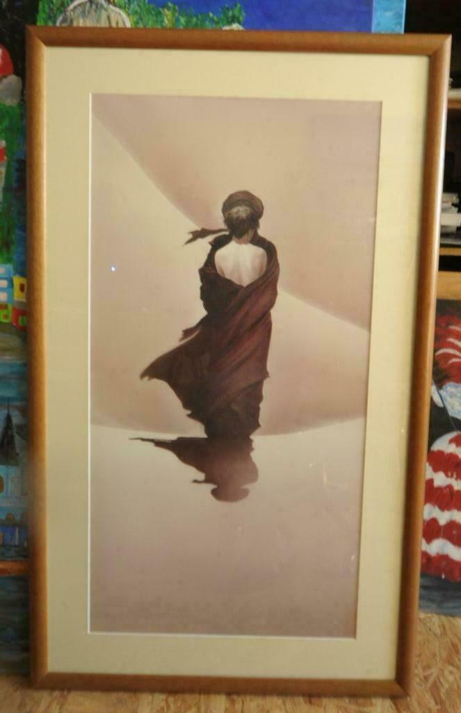 CASARO R .   poster ingekaderd, Ophalen