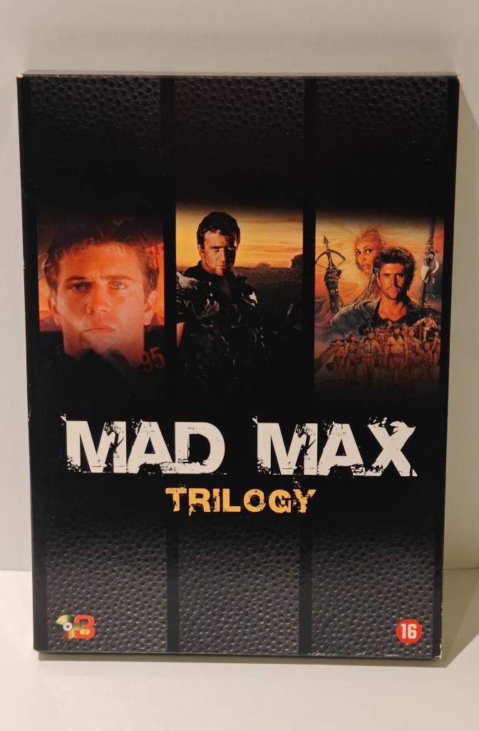 Mad Max Trilogy 3‑DVD Box Mel Gibson Actie Cult klassieker, Action, Enlèvement ou Envoi, Coffret, Comme neuf