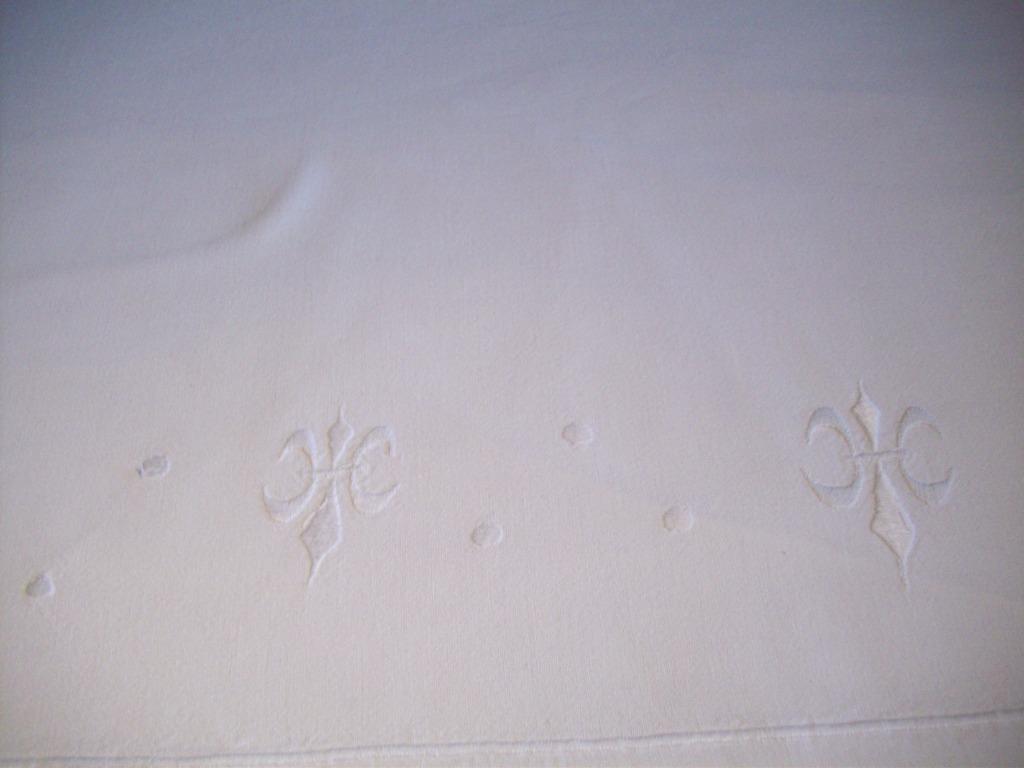 Drap, Maison & Meubles, Utilisé, Autres types, Blanc, Deux personnes