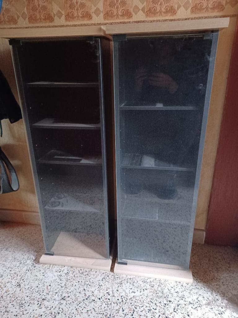 Rangement de cd ou dvd, Maison & Meubles, 25 à 75 disques, Enlèvement, Utilisé, Bois
