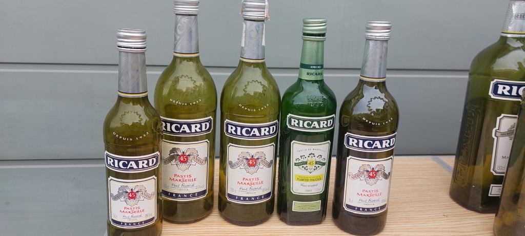 5 bouteilles ricard, Enlèvement ou Envoi, Comme neuf