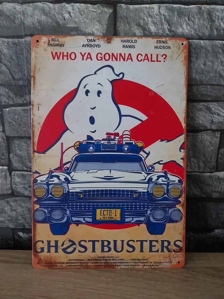 plaque métal de décoration Ghostbusters, Enlèvement ou Envoi, Neuf