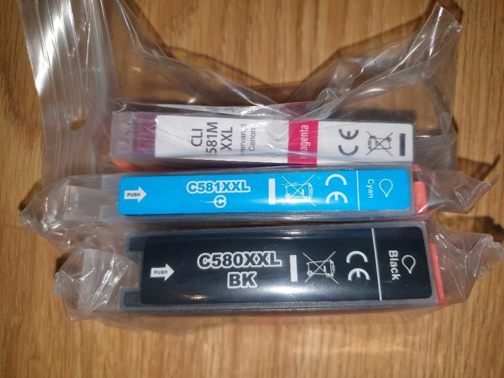 inktpatroon canon 581C 580xxl 581Mxxl, Ophalen of Verzenden, Nieuw, Cartridge, Zonder merk