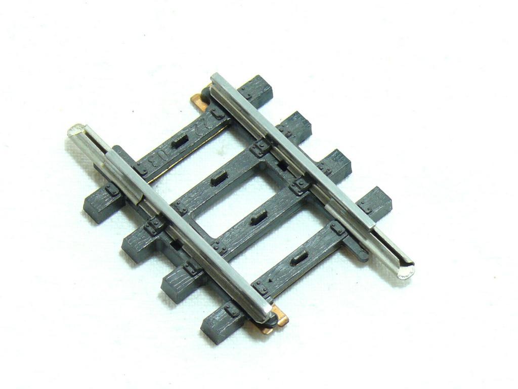 2203 MARKLIN HO - 1 x Rail droit K 30 mm/K-Voie droit 30 mm, Enlèvement ou Envoi, Courant alternatif, Rails, Comme neuf