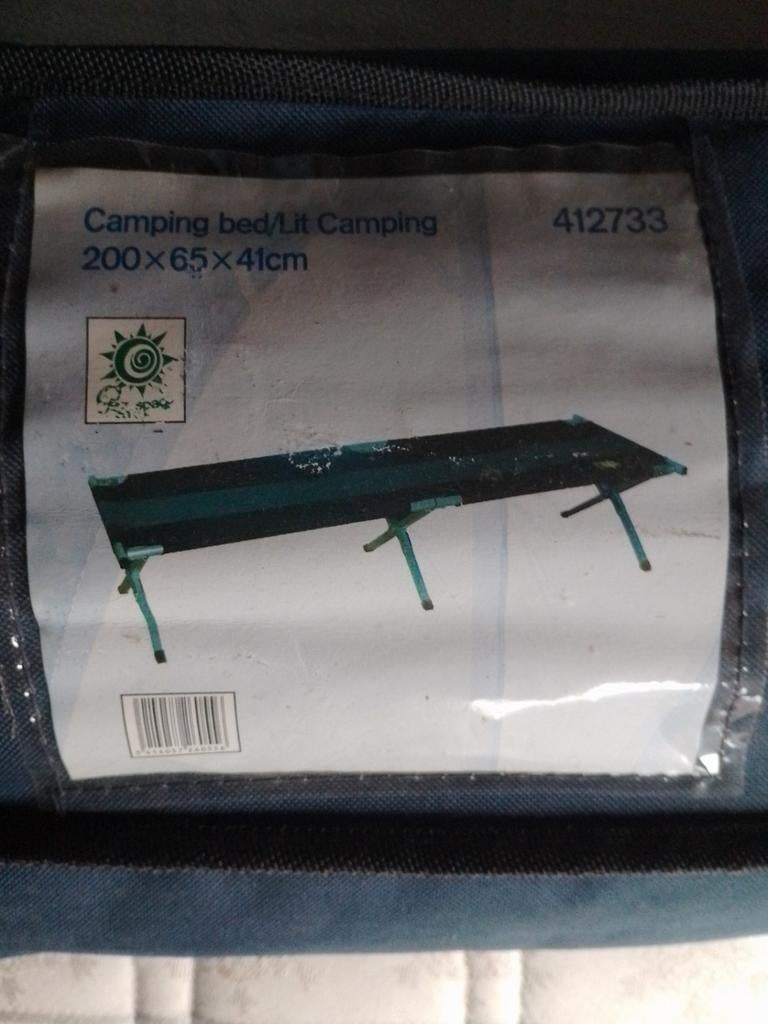 Campingbed, Ophalen, Zo goed als nieuw