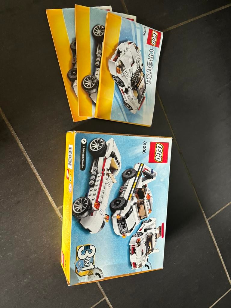 Lego doos en handleiding 31006, exclusief auto, Kinderen en Baby's, Ophalen of Verzenden, Zo goed als nieuw