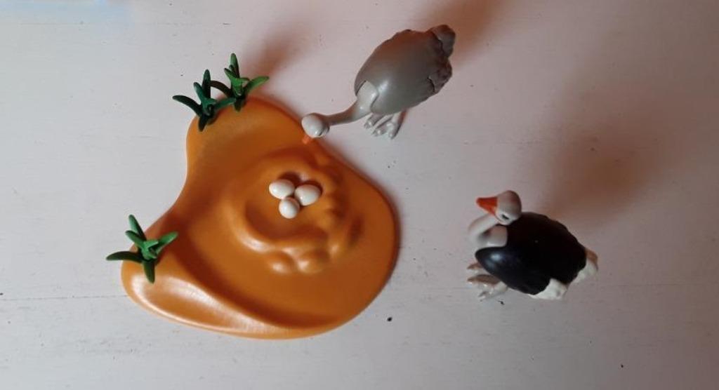 Playmobil struisvogels, Kinderen en Baby's, Speelgoed | Playmobil, Ophalen of Verzenden, Zo goed als nieuw, Complete set