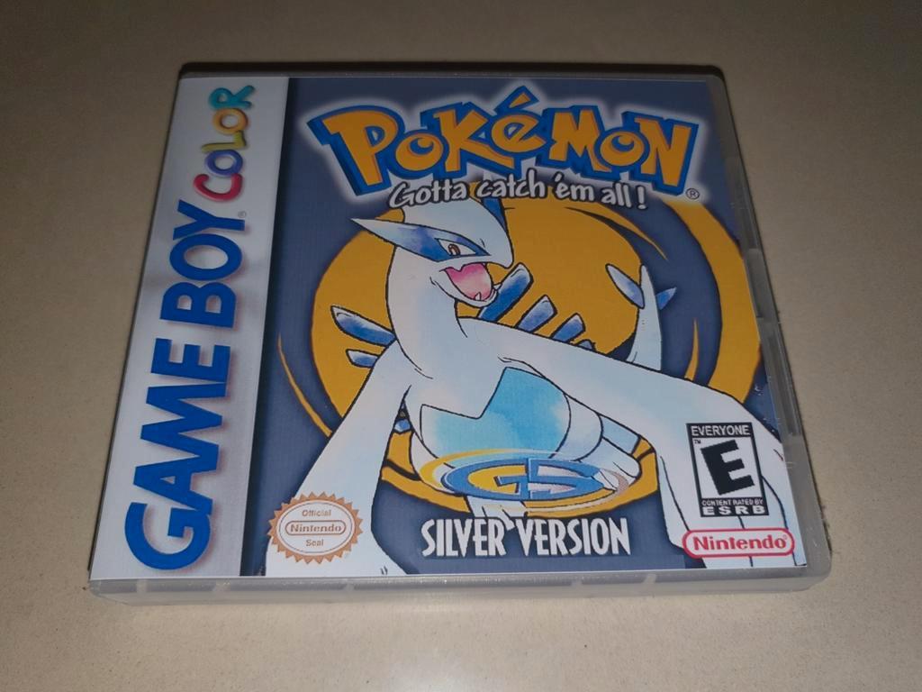 Pokemon Silver Version Game Boy Color GBC Game Case, Envoi, Comme neuf