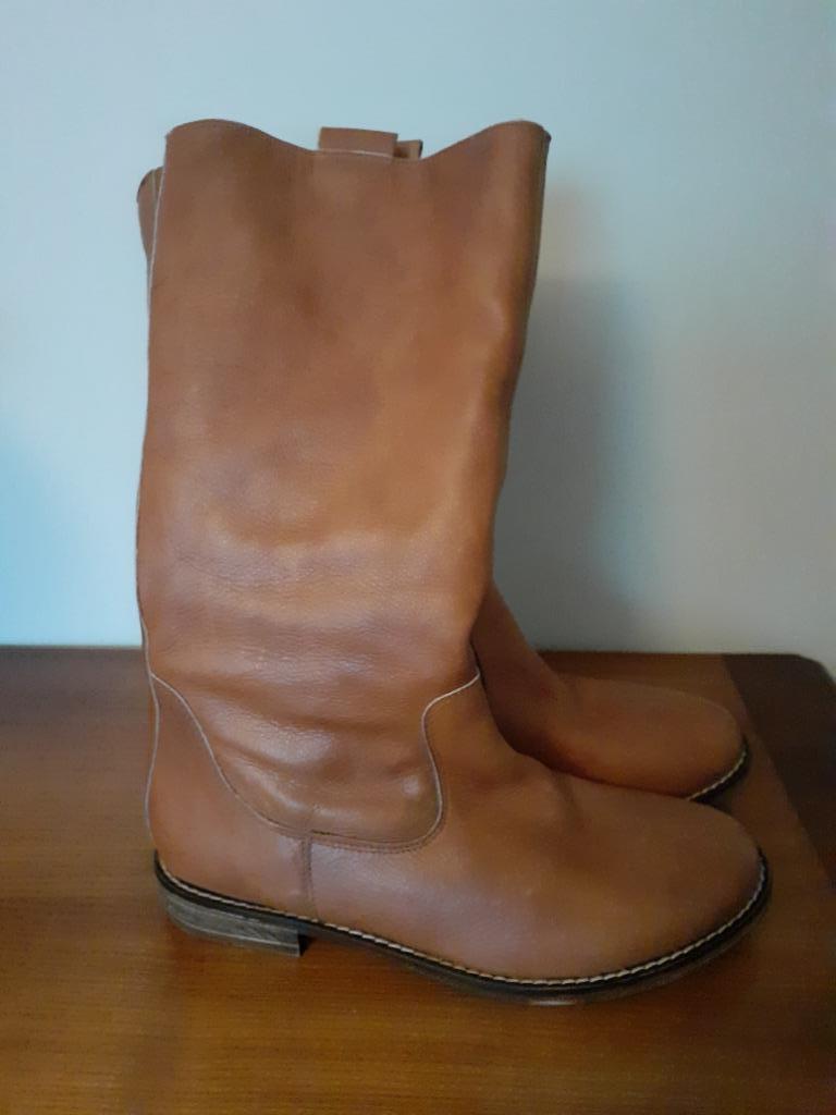Winterlaarzen met wol NIEUW, ANDERE, Hoge laarzen, Bruin, Nieuw