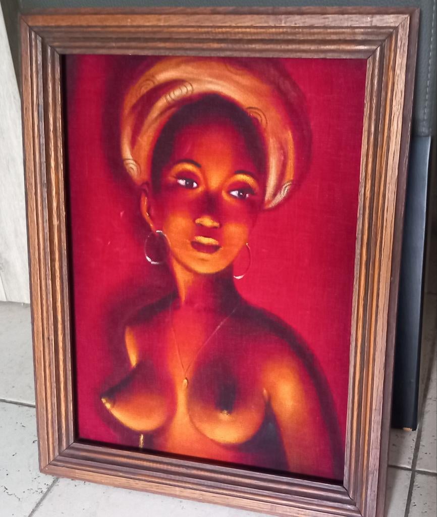 Congolese kunst naakte dame ( zie omschrijving ), Antiquités & Art, Enlèvement