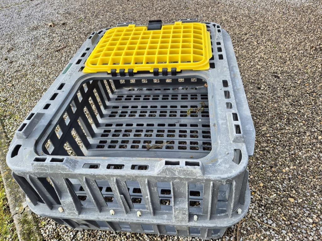 Transportkist voor pluimvee, Ophalen