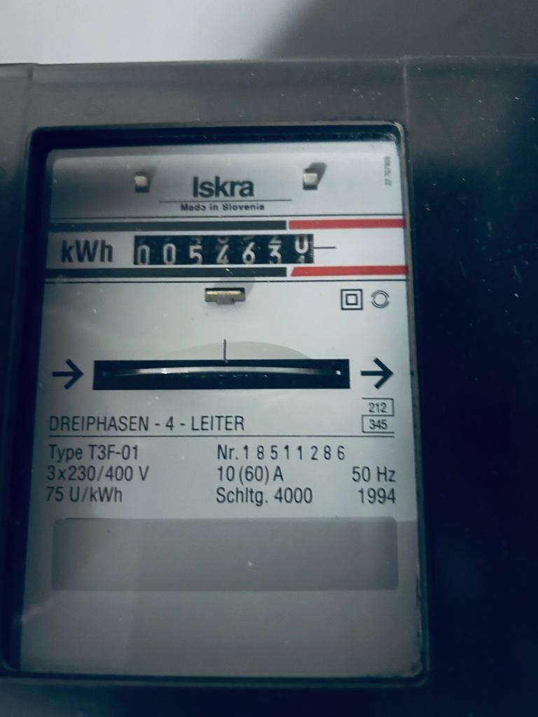 Kwh meter 3faze, Doe-het-zelf en Bouw, Ophalen, Zo goed als nieuw, Overige typen
