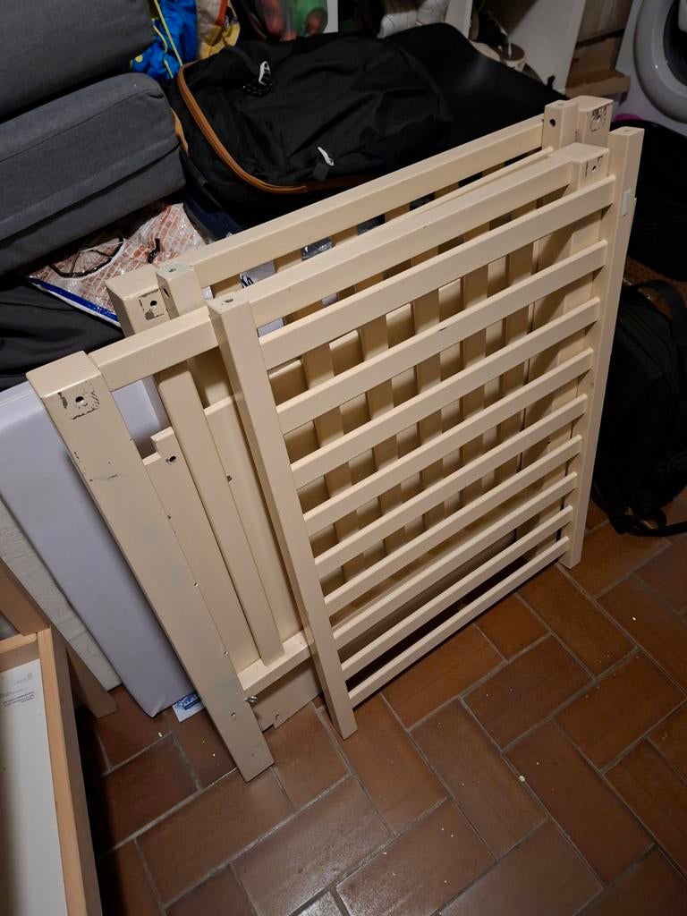Kinderpark lichtbeige met matras, Ophalen