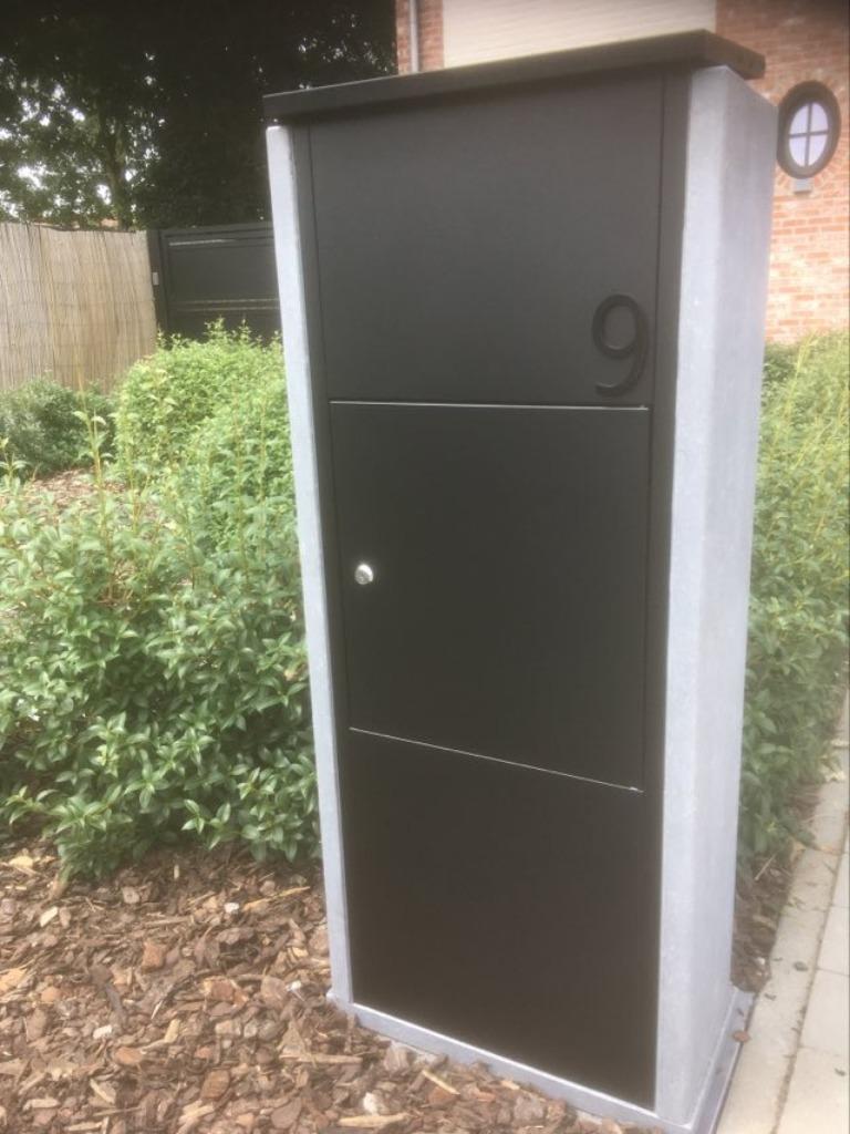 MATzwarte brievenbussen gecombineerd met arduin, Tuin en Terras, Ophalen of Verzenden, Nieuw