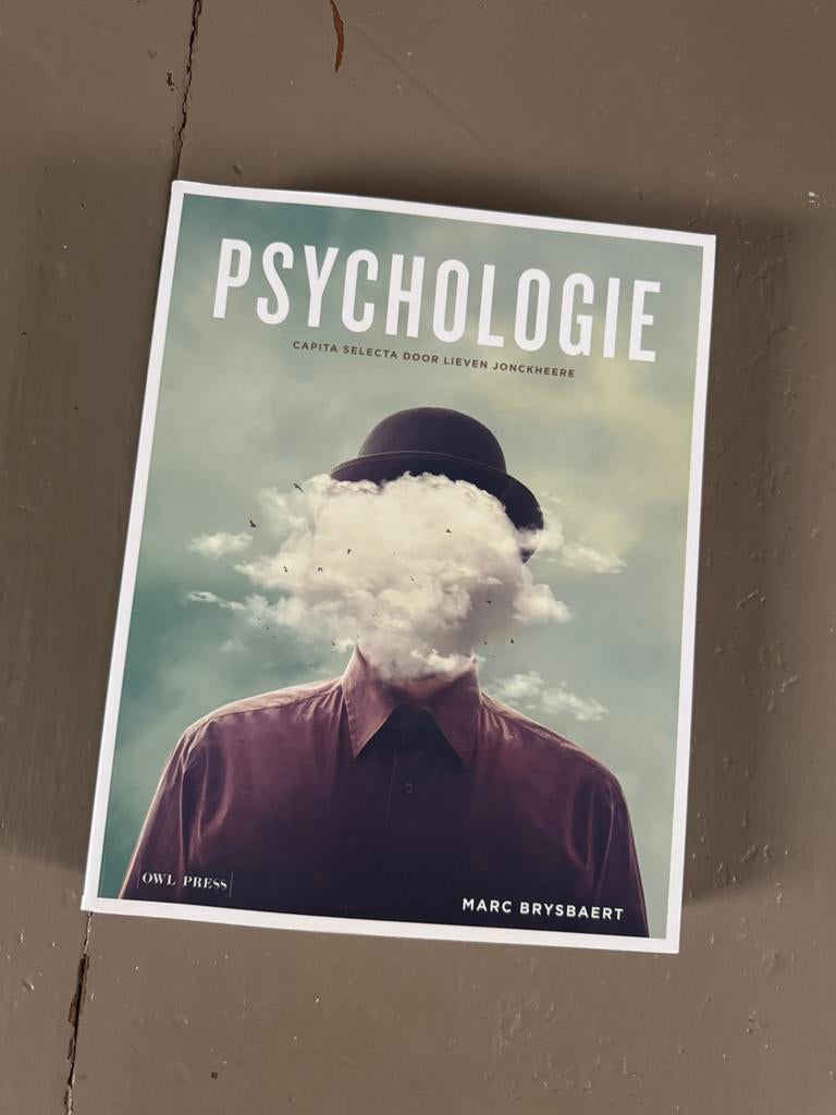 PSYCHOLOGIE - CAPITA SELECTA DOOR LIEVEN JONCKHEERE, Enlèvement, Comme neuf