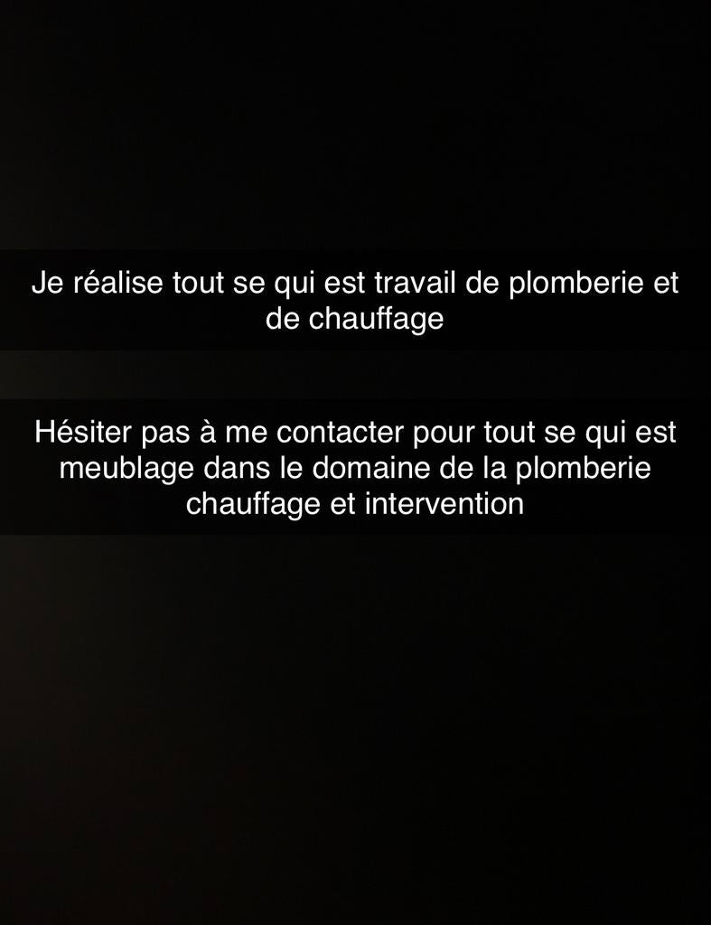 Plombier chauffagiste