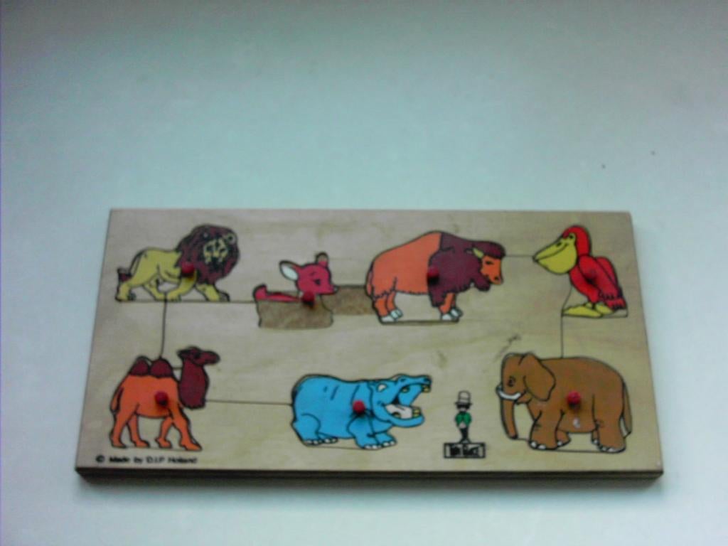 Oude kinder puzzel Dip Holland jaren 70, Antiek en Kunst, Ophalen of Verzenden