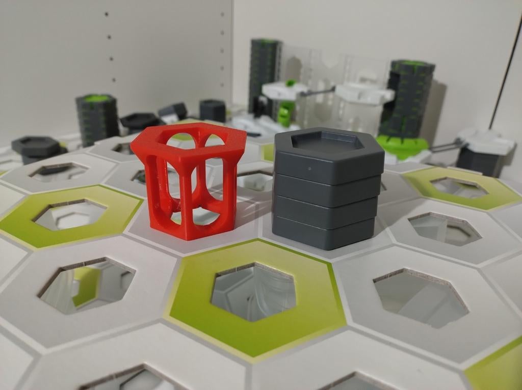 Gravitrax 3d print-toren van Pisa, 4 blokjes hoog, Enlèvement, Neuf