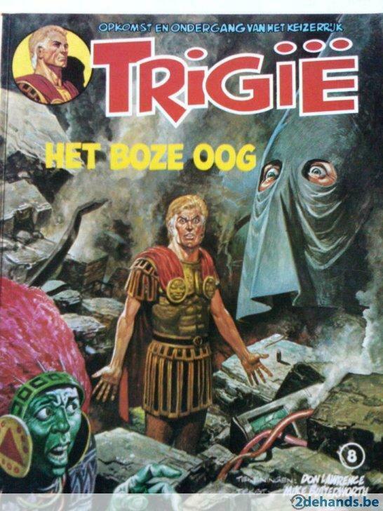 TRIGIE. Strip nr 8. Het boze oog., Eén stripboek, Ophalen of Verzenden, Zo goed als nieuw, Lawrence&Butterwurth