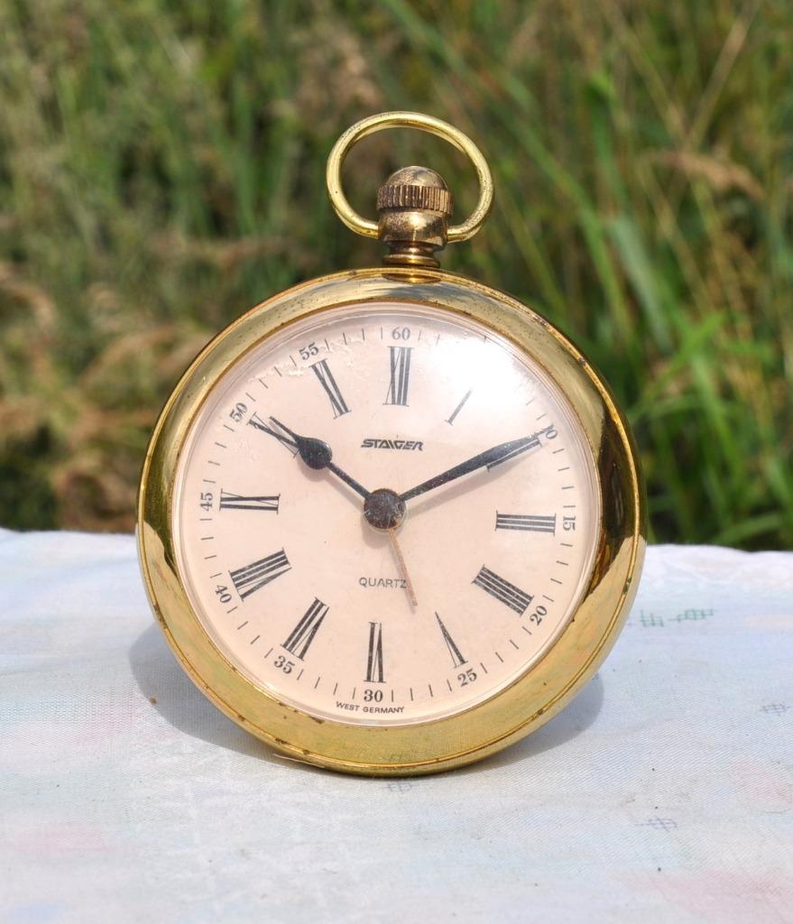 reveil staiger forme montre gousset, Antiquités & Art, Enlèvement ou Envoi