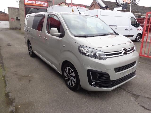 Citroen Jumpy Dble Cabine 19500€ HTVA, 90 kW, Testrit aan huis, Stof, Euro 6